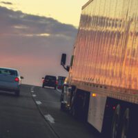 truck on a road truck on a road